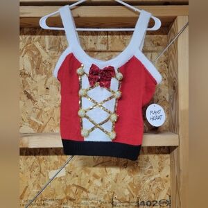 Planet Heart NWT  Christmas Sweater Tank Top Size Large